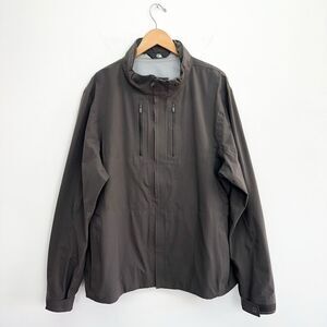 Clothing Arts Men’s Charcoal Grey Cubed Travel Waterproof Windproof Lightweight